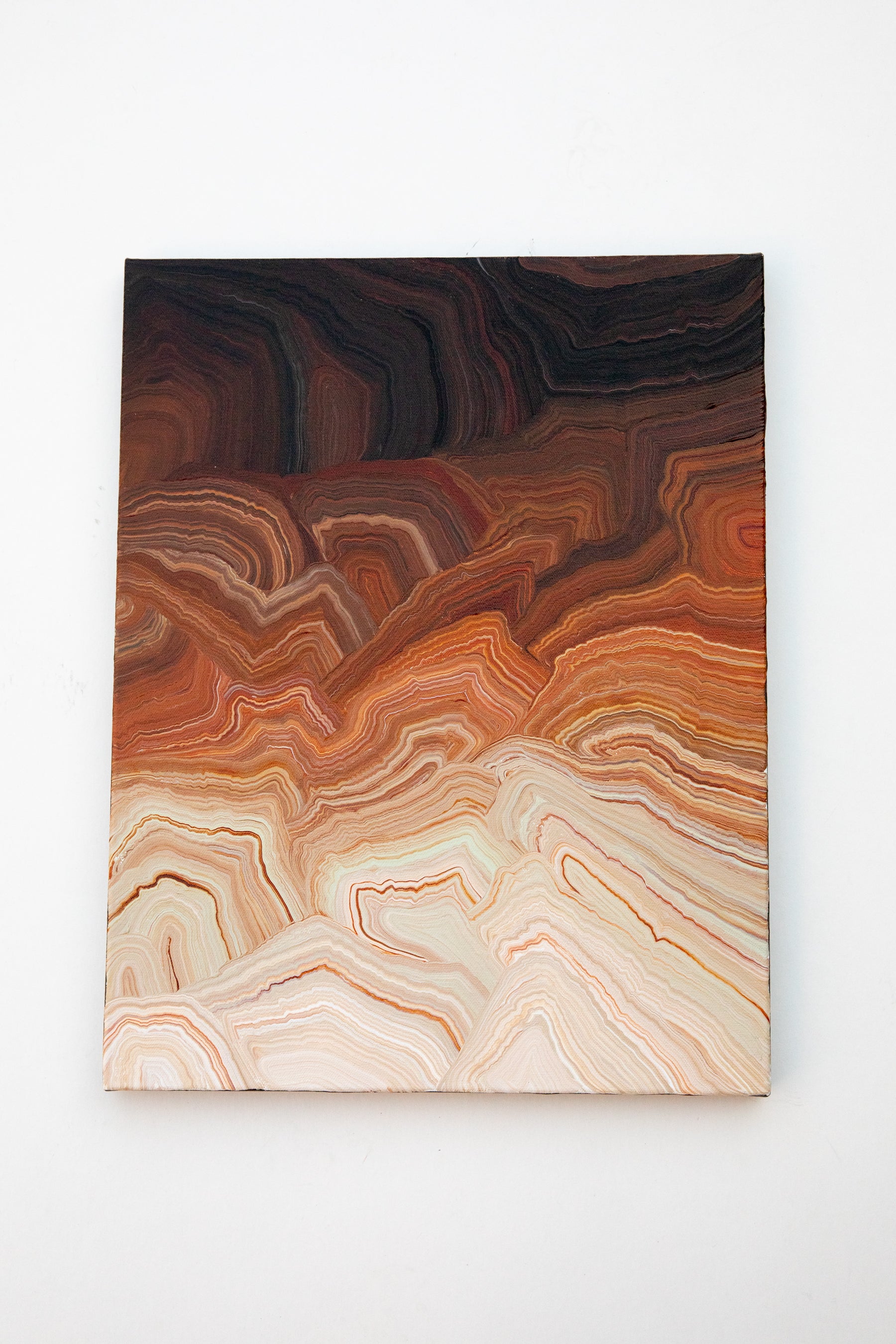 X Prism Ombre Rectangle Canvas Painting