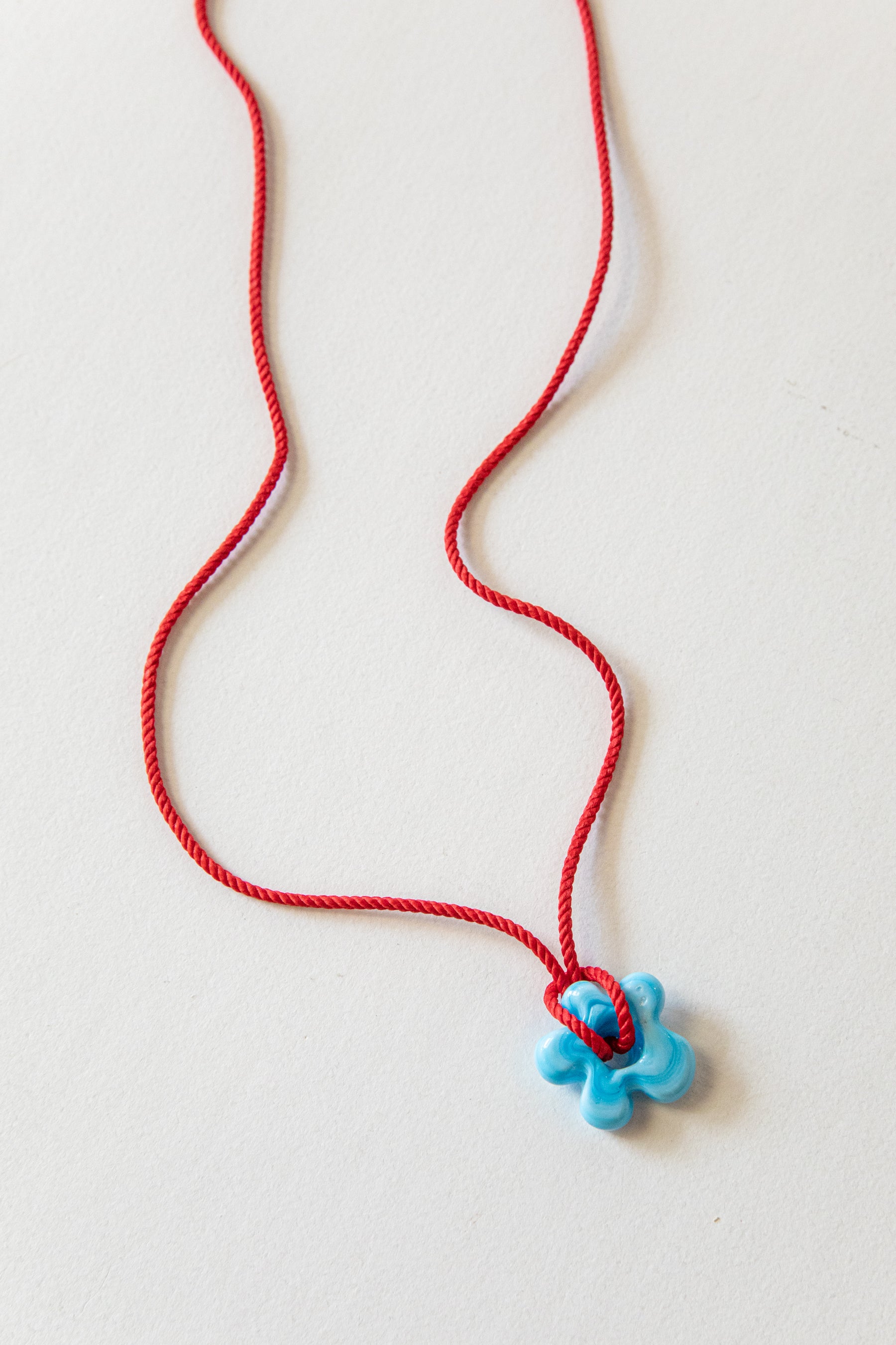 Blue Flower Necklace