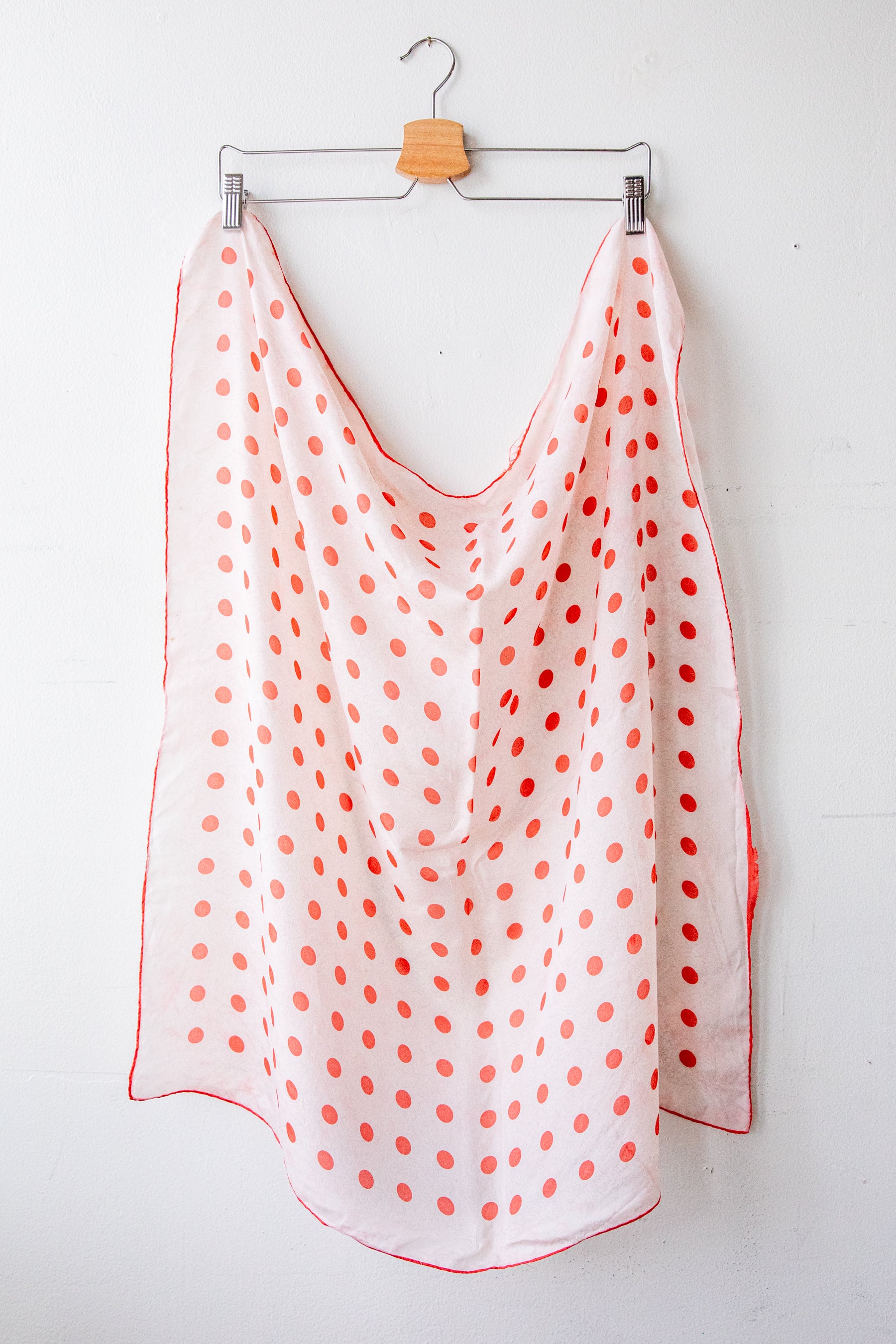 Red Polka Dot Scarf