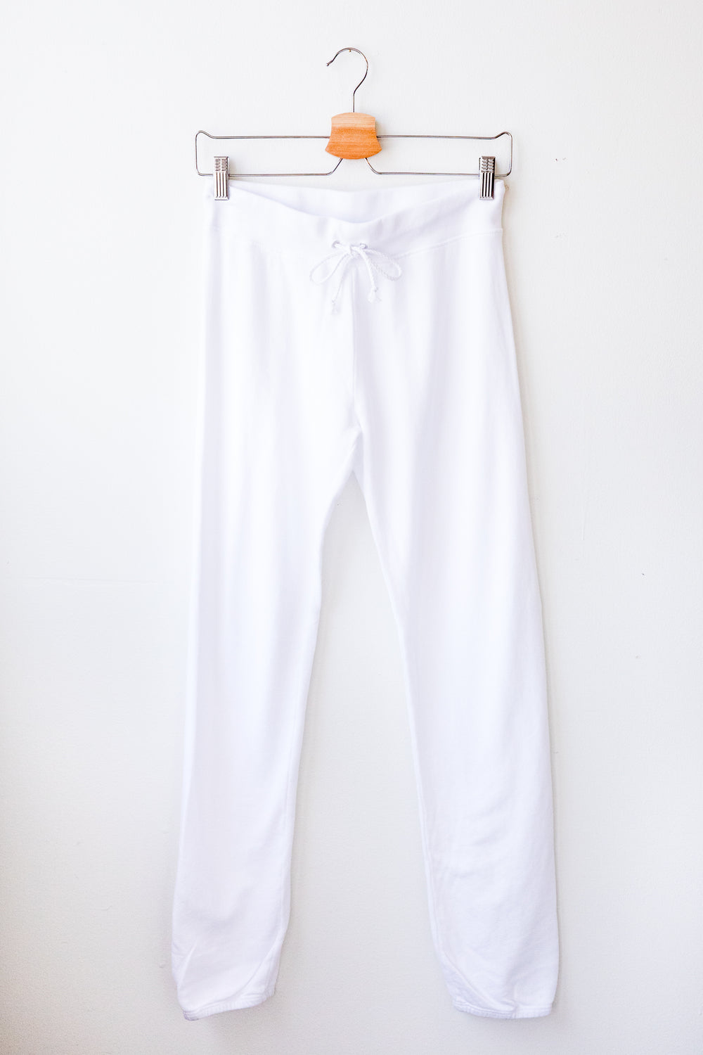 White Freddie Sweatpants