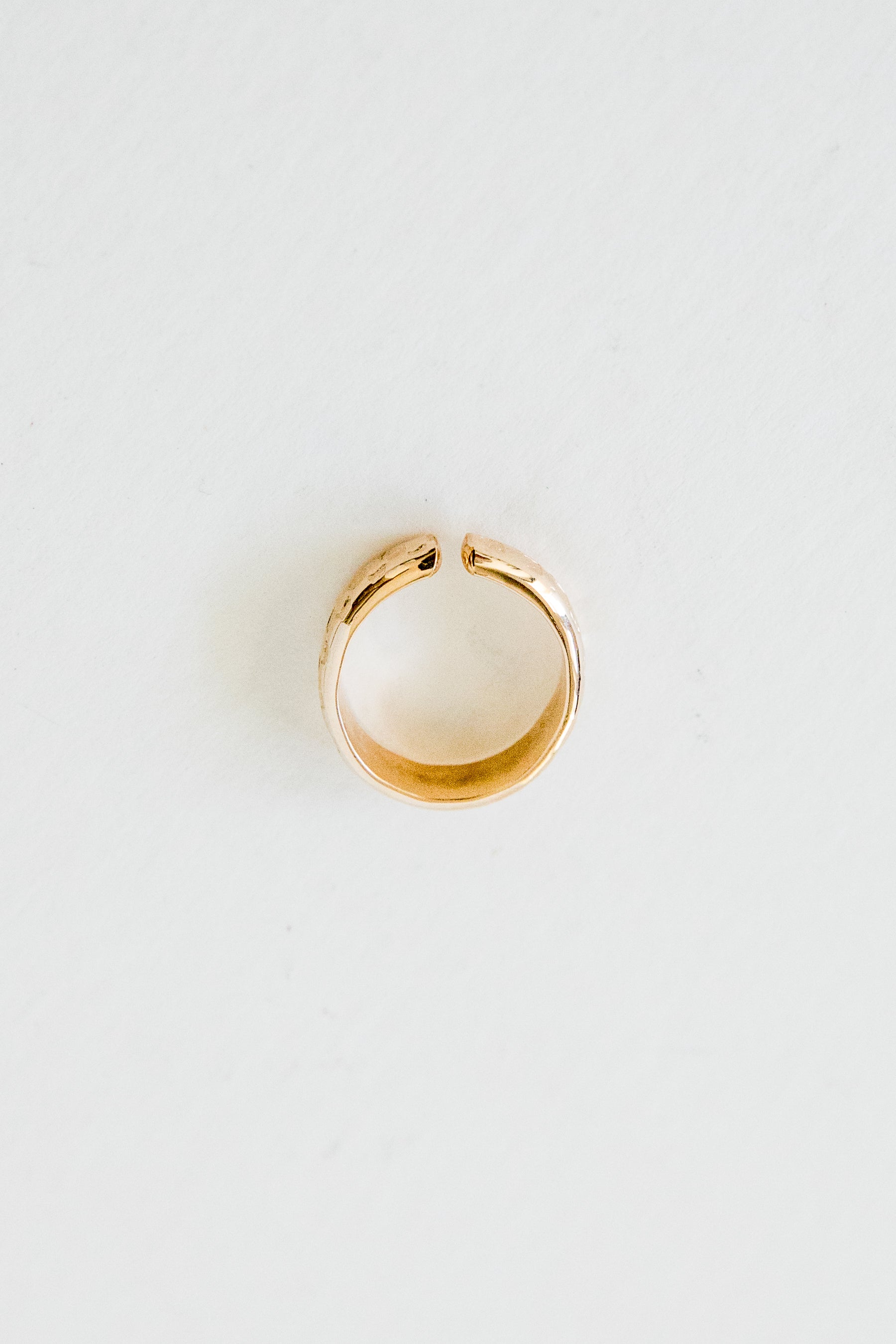 Gold Checker Ring