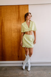 Green Maureen Mini Skirt