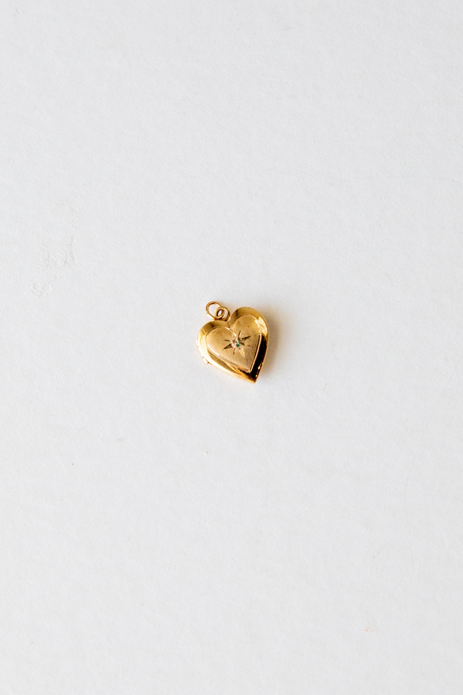 Gold Sweetheart Locket Charm