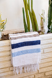 Blue Stripe Solimar Throw