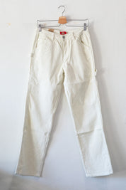 Cord Carpenter Pant - White