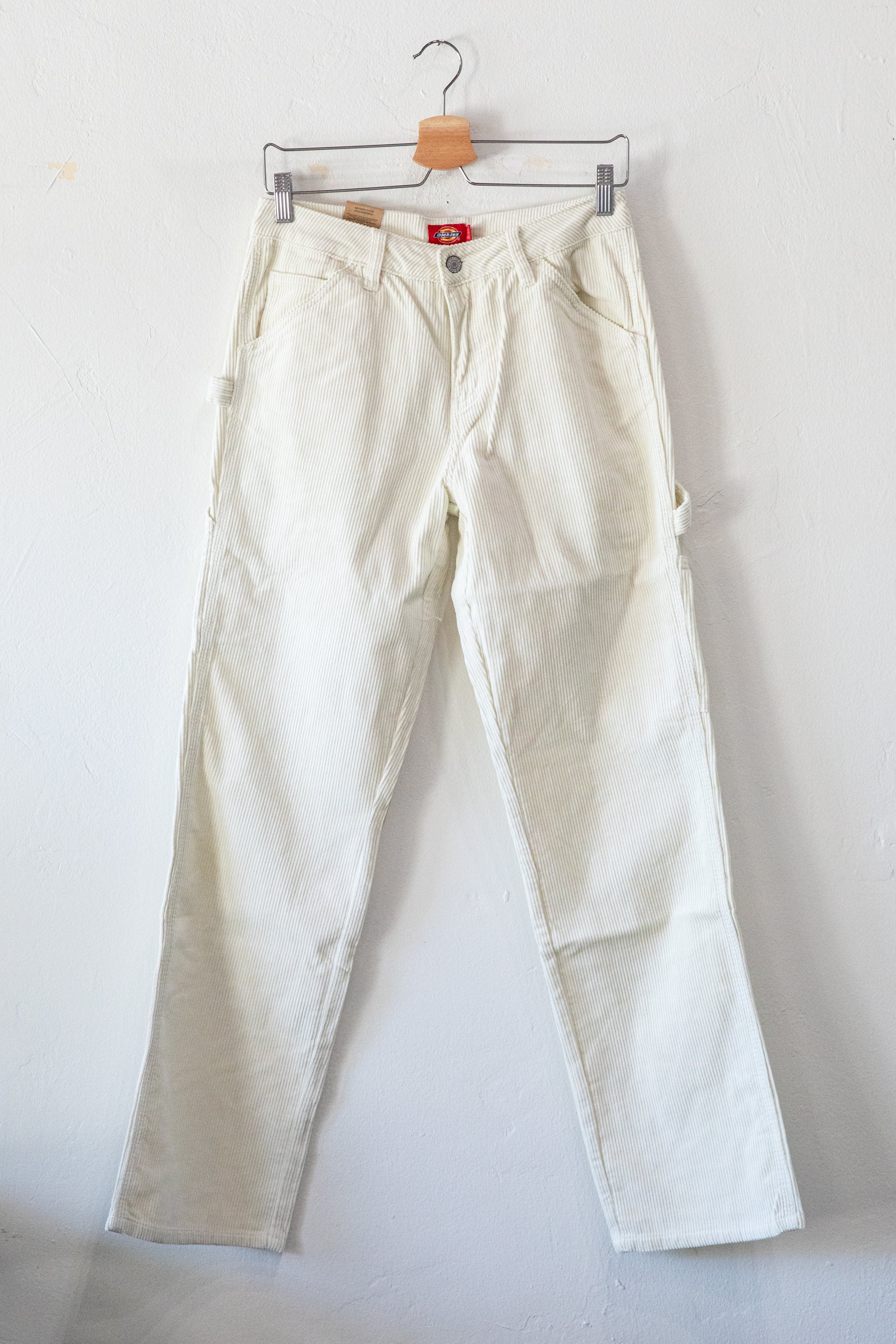 Cord Carpenter Pant - White