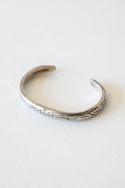 Sterling Silver Stamped Cuff