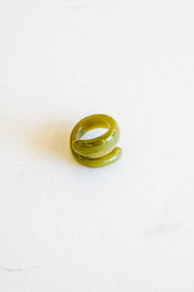 Sage GellyFace002 Ring