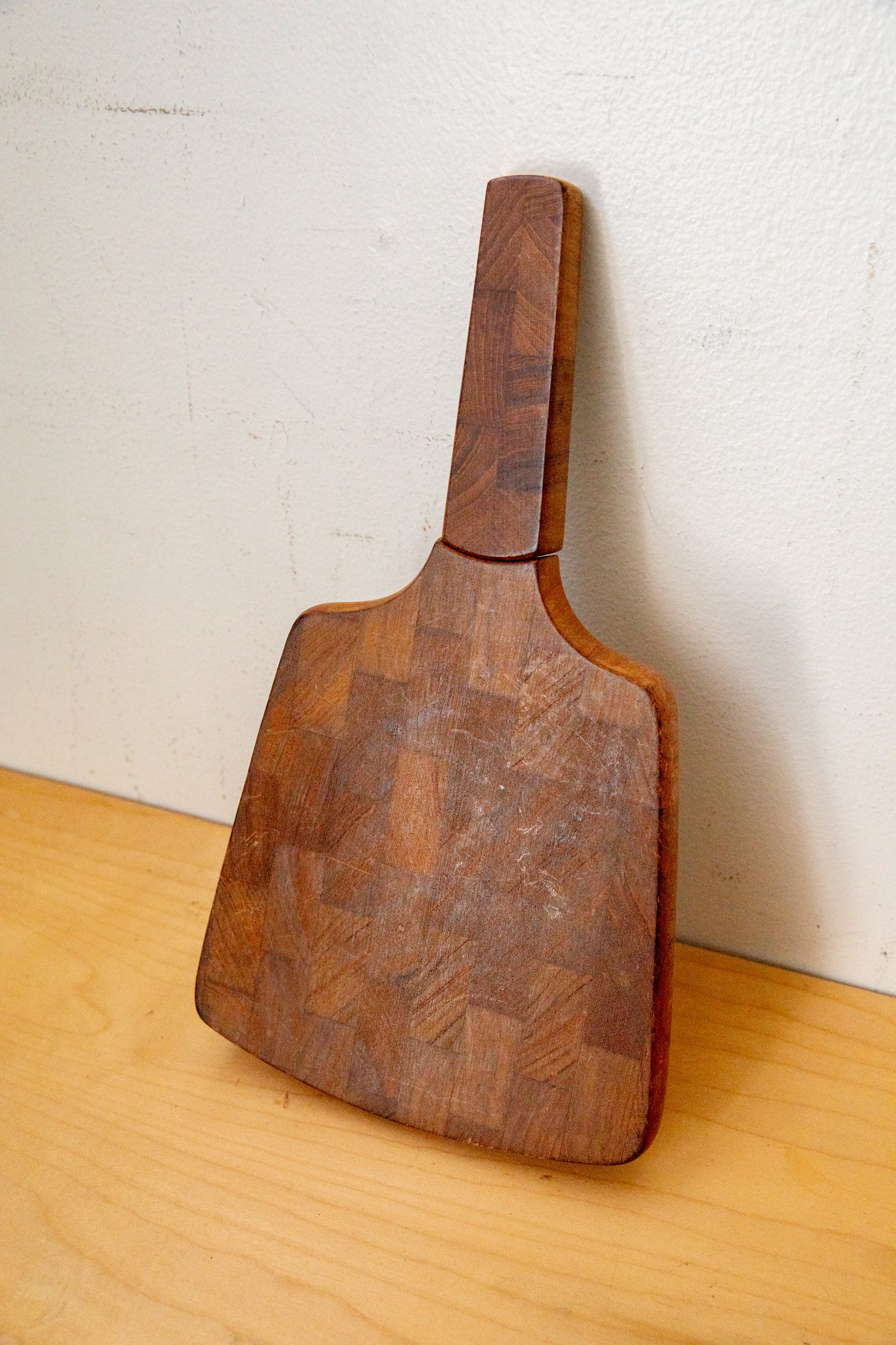 Teak Cutting Board + Knife Set