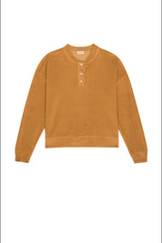 Honey Terry Henley Sweatshirt
