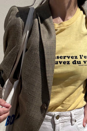 Conservez L'eau Buvez Du Vin Tee