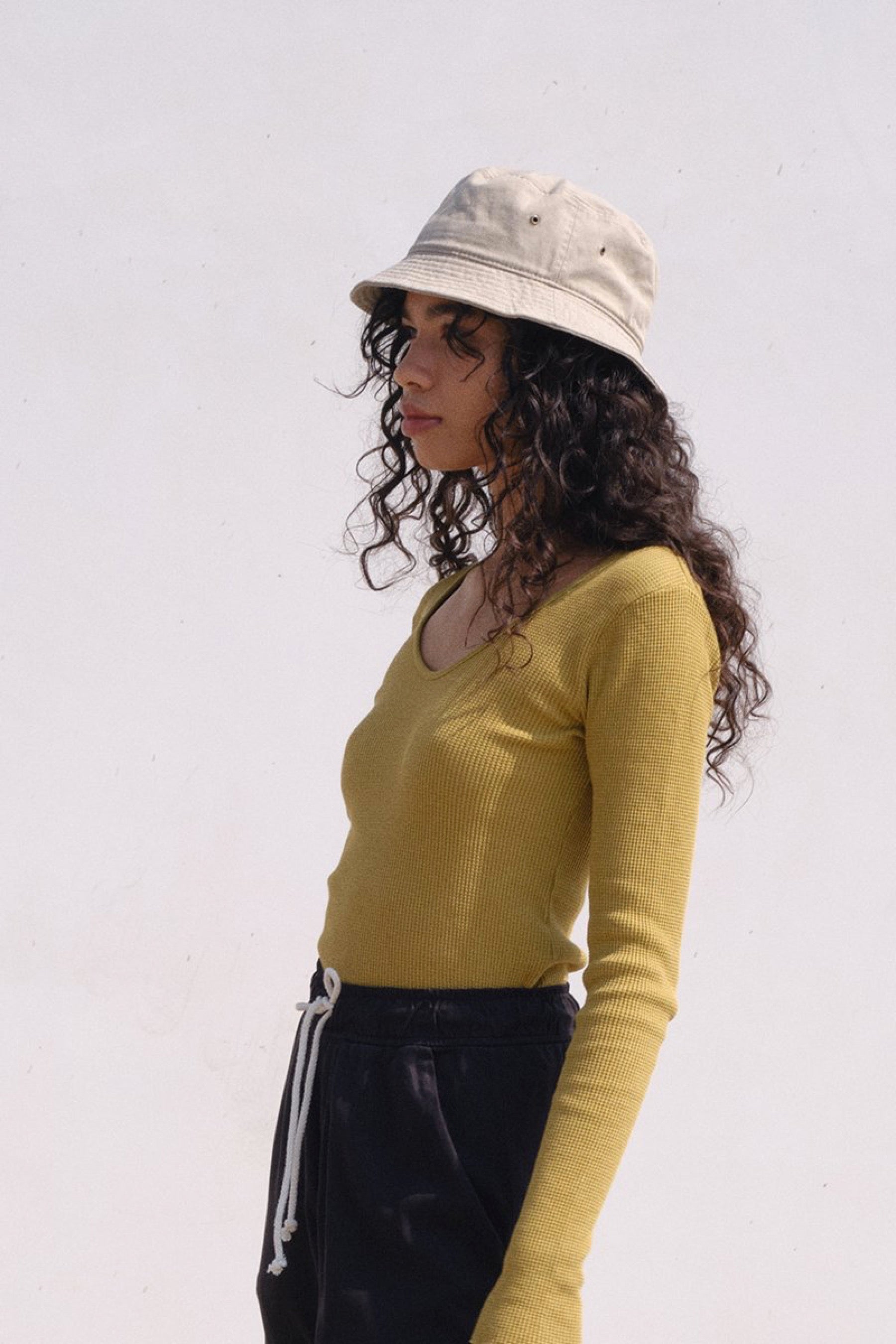 Willow Waffle Scoop Neck Tee