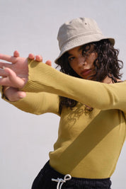 Willow Waffle Scoop Neck Tee