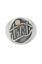 Moonrise Signet Ring