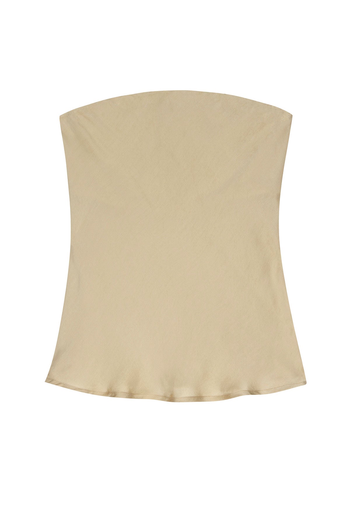 Sand Silky Tube Top