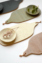 Cream Slab Serving Board