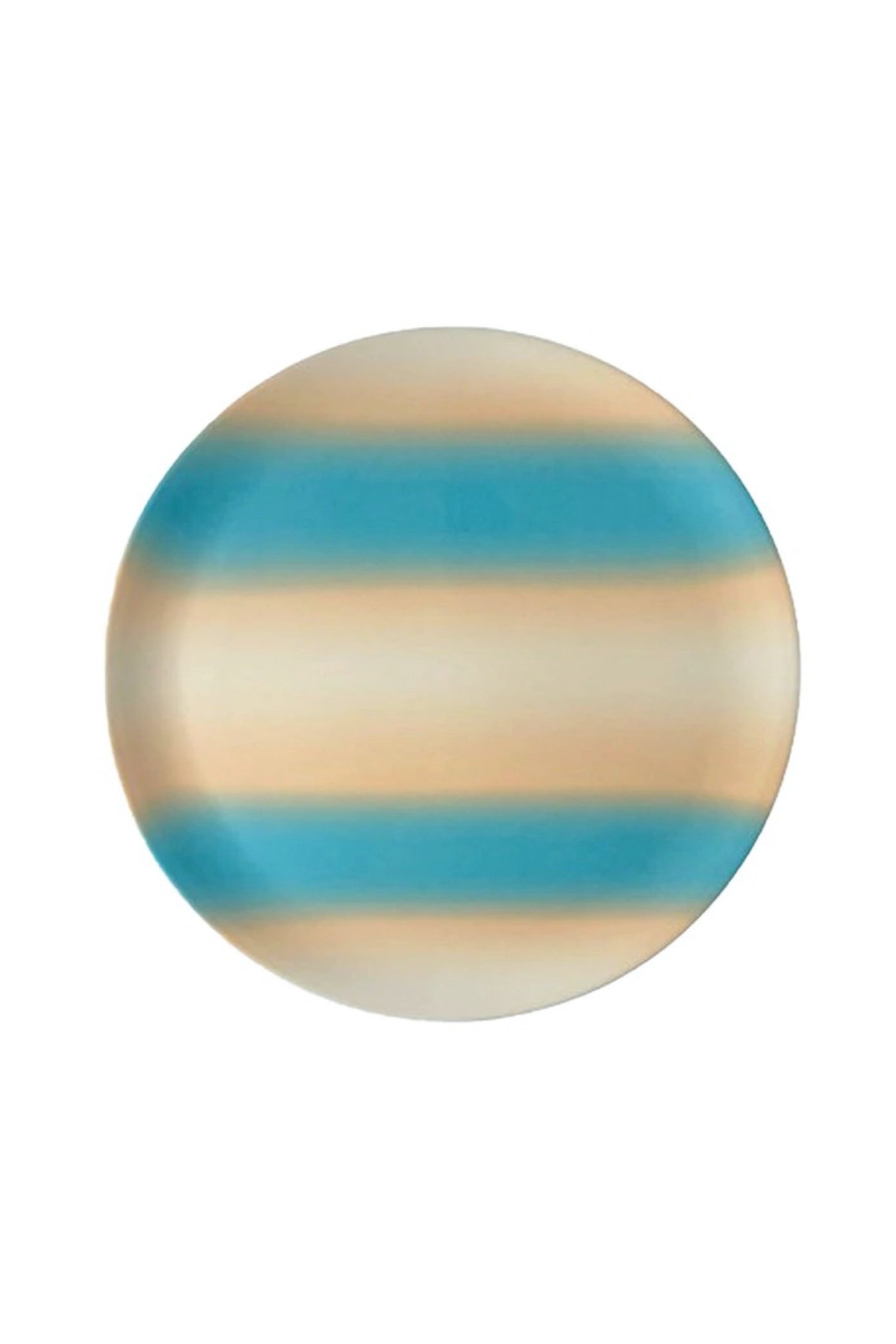 Blue Soft Stripe Dinner Plate Set