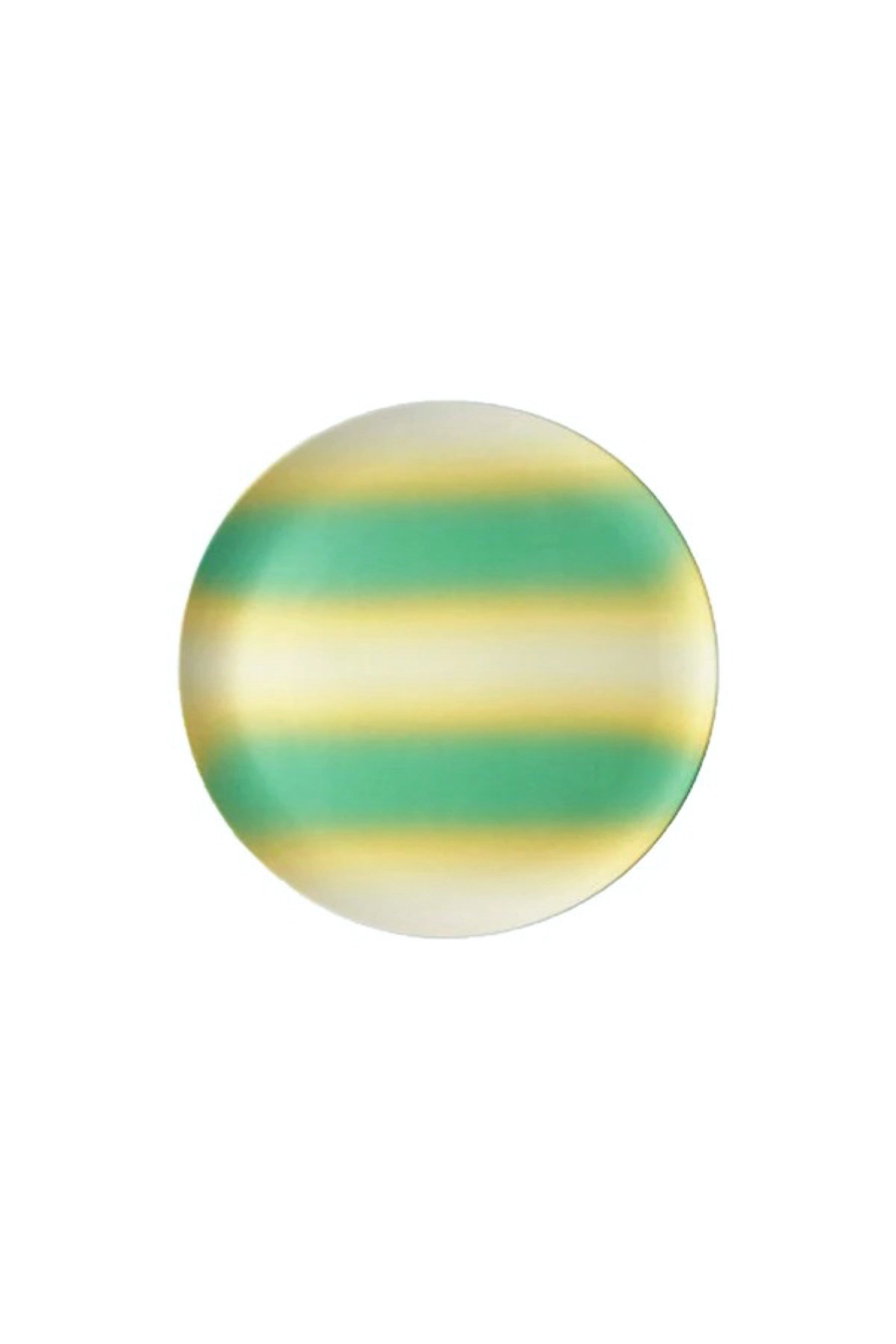 Green Soft Stripe Side Plate Set