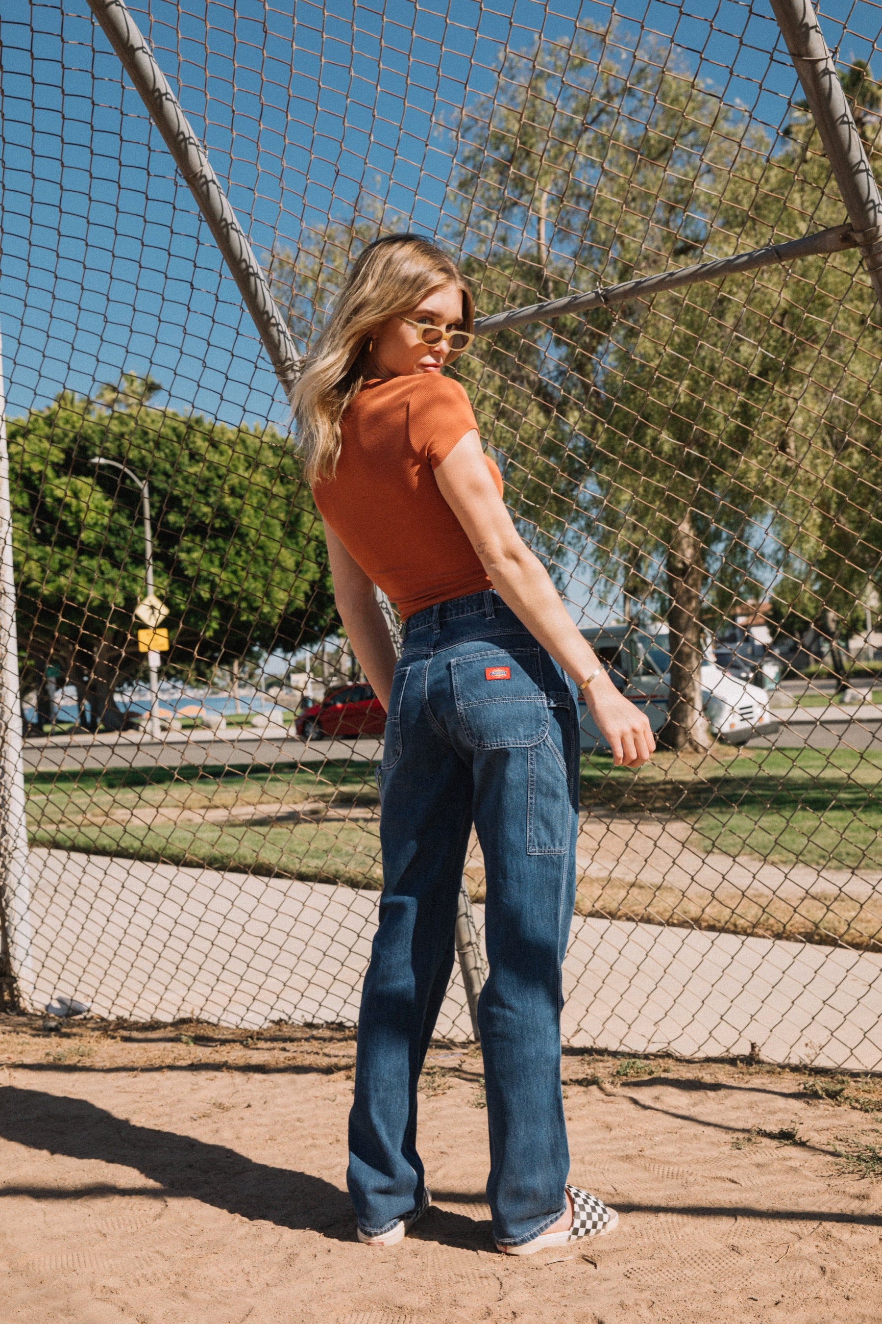 Medium Wash Denim Carpenter Pant