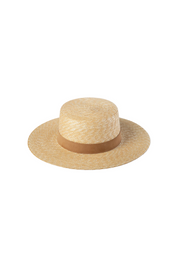 Natural Suede Spencer Boater