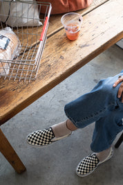 Checkerboard Slip-On Platform