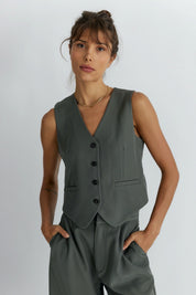 Olive Leola Vest