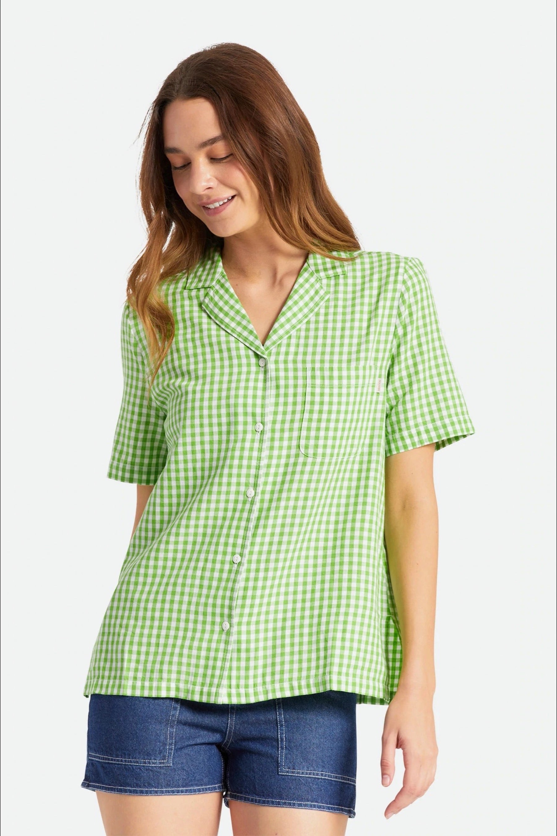 Sun Green Gingham Bunker Shirt