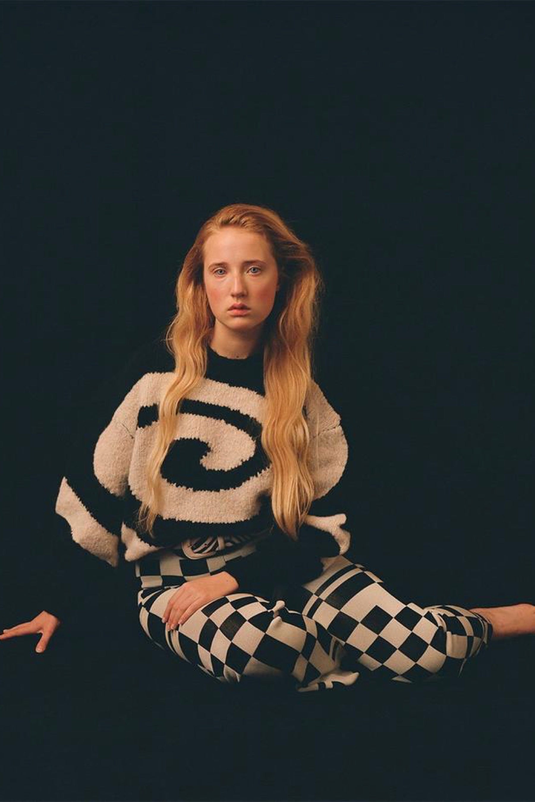 Black Twister Sweater