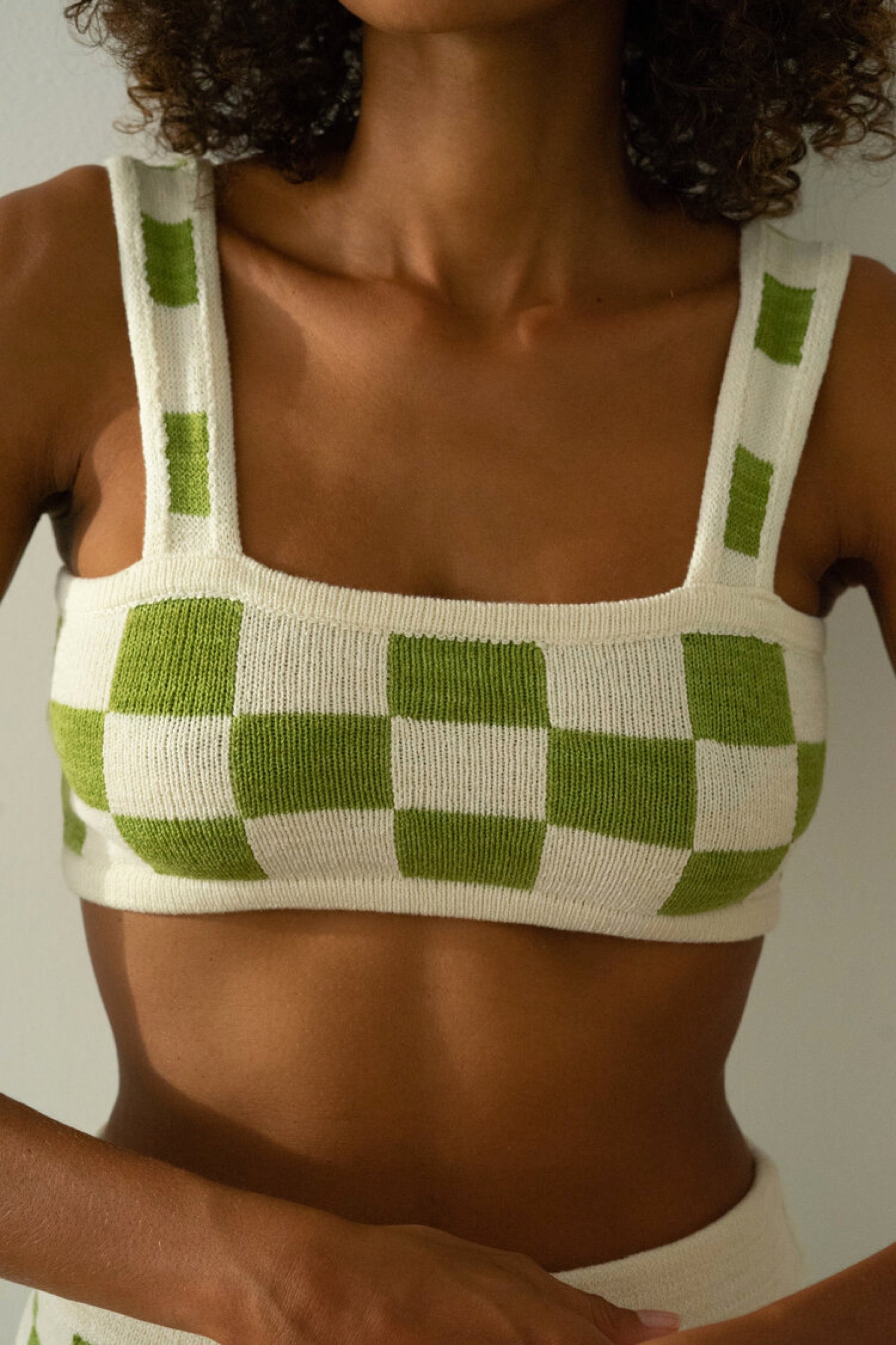 Wasabi Checkered Tank