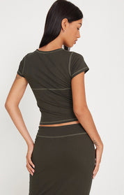 Gunmetal Sareng Top
