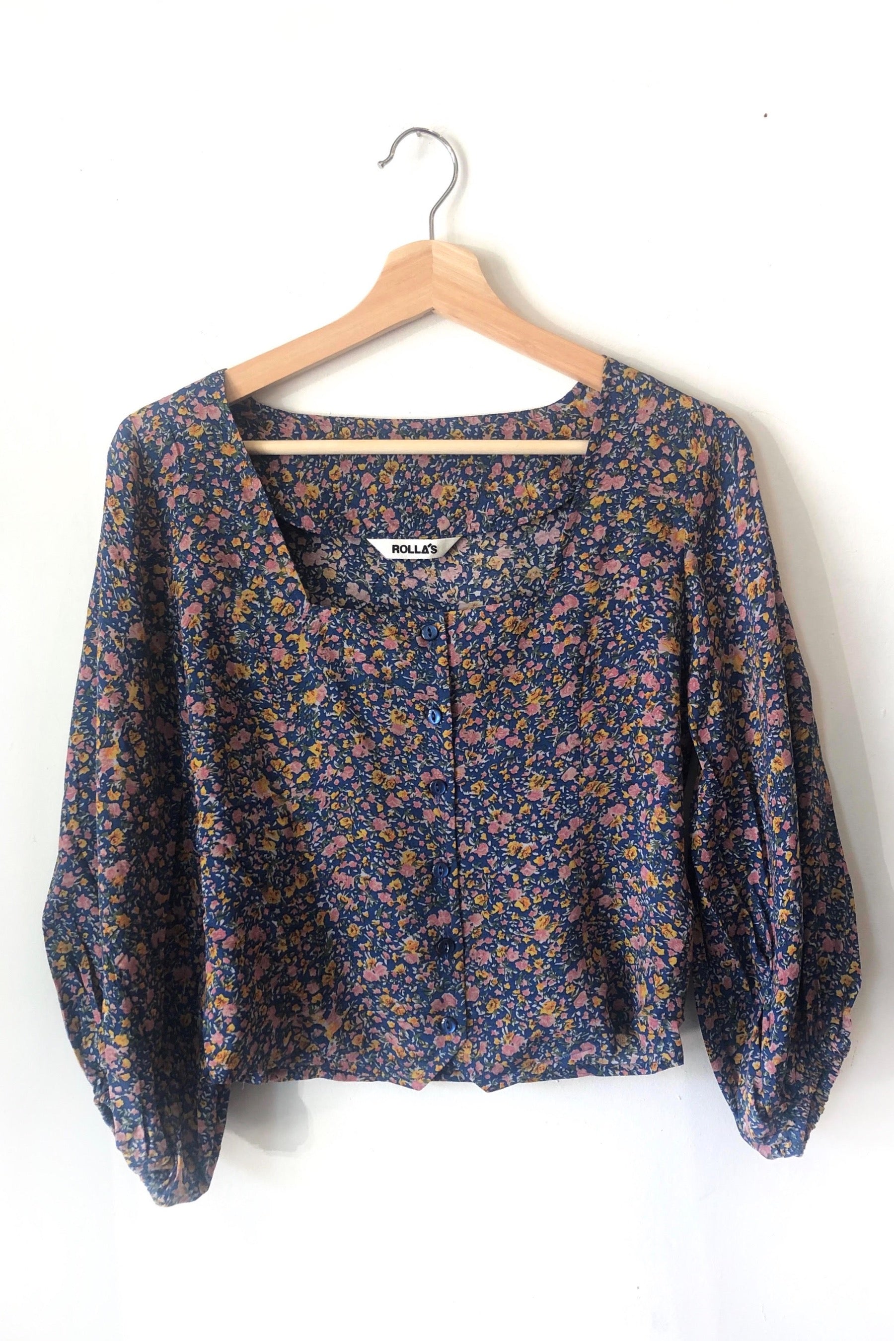 Blue Roxanne Coast Floral Blouse