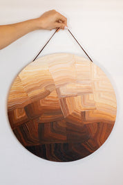 X Prism Desert Sand Gradient Wall Hanging