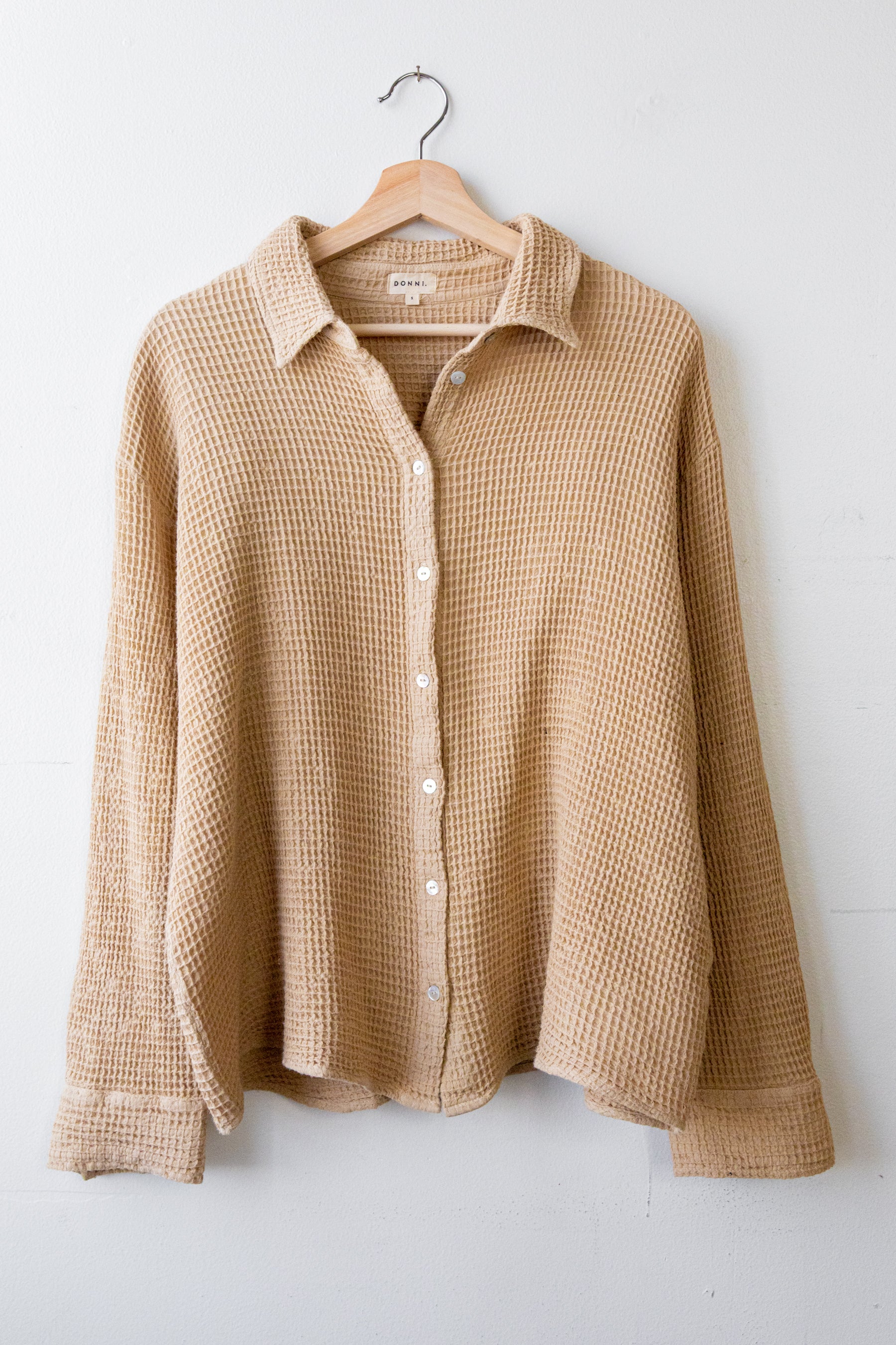 Lychee Waffle Button Down