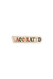 Vaccinated Enamel Pin