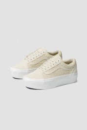 Ivory Micro Weave Old Skool Stackform