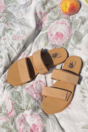 Chipmunk Suede Cayucas Slide