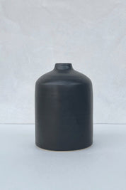 Matte Black Jug Vase