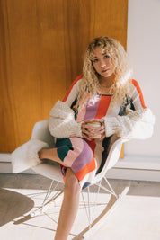 Stripe Covergirl Cherry Dress