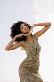 Kiwi Green Joey Dress