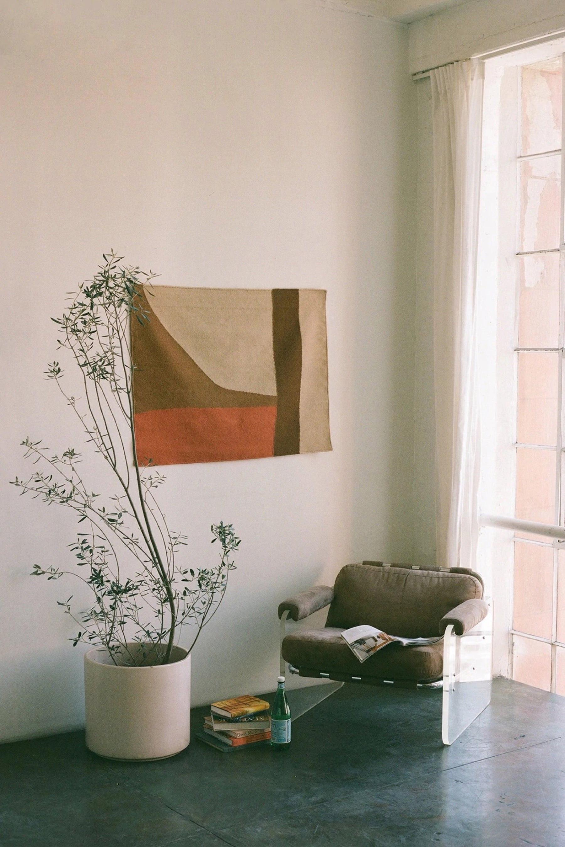 Toffee Loma Woven Art