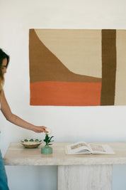 Toffee Loma Woven Art