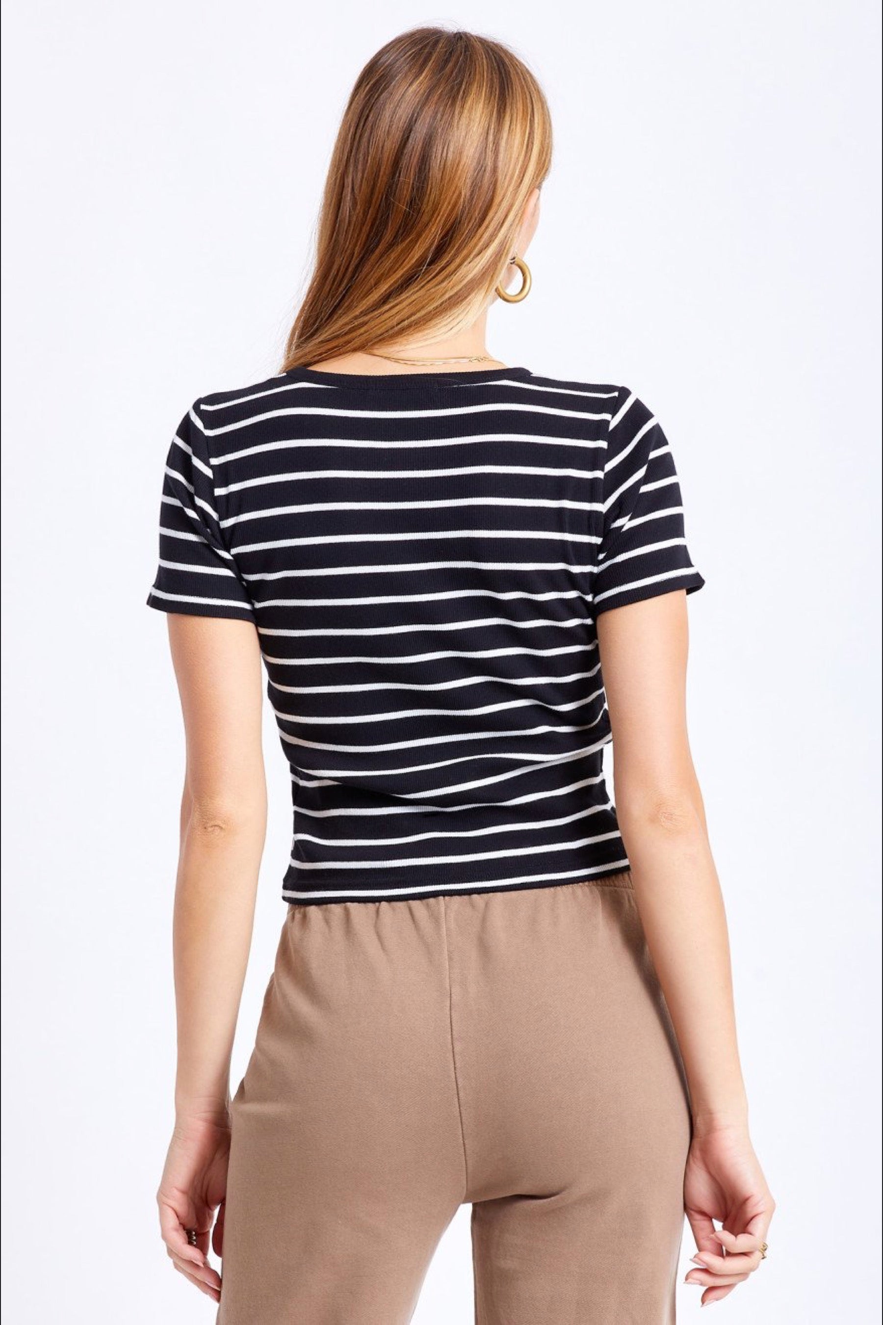 Stripe Samantha Baby Tee