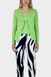 Palm Green Peggy Cardigan