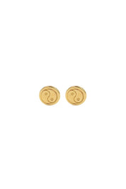 Gold Yin Yang Studs