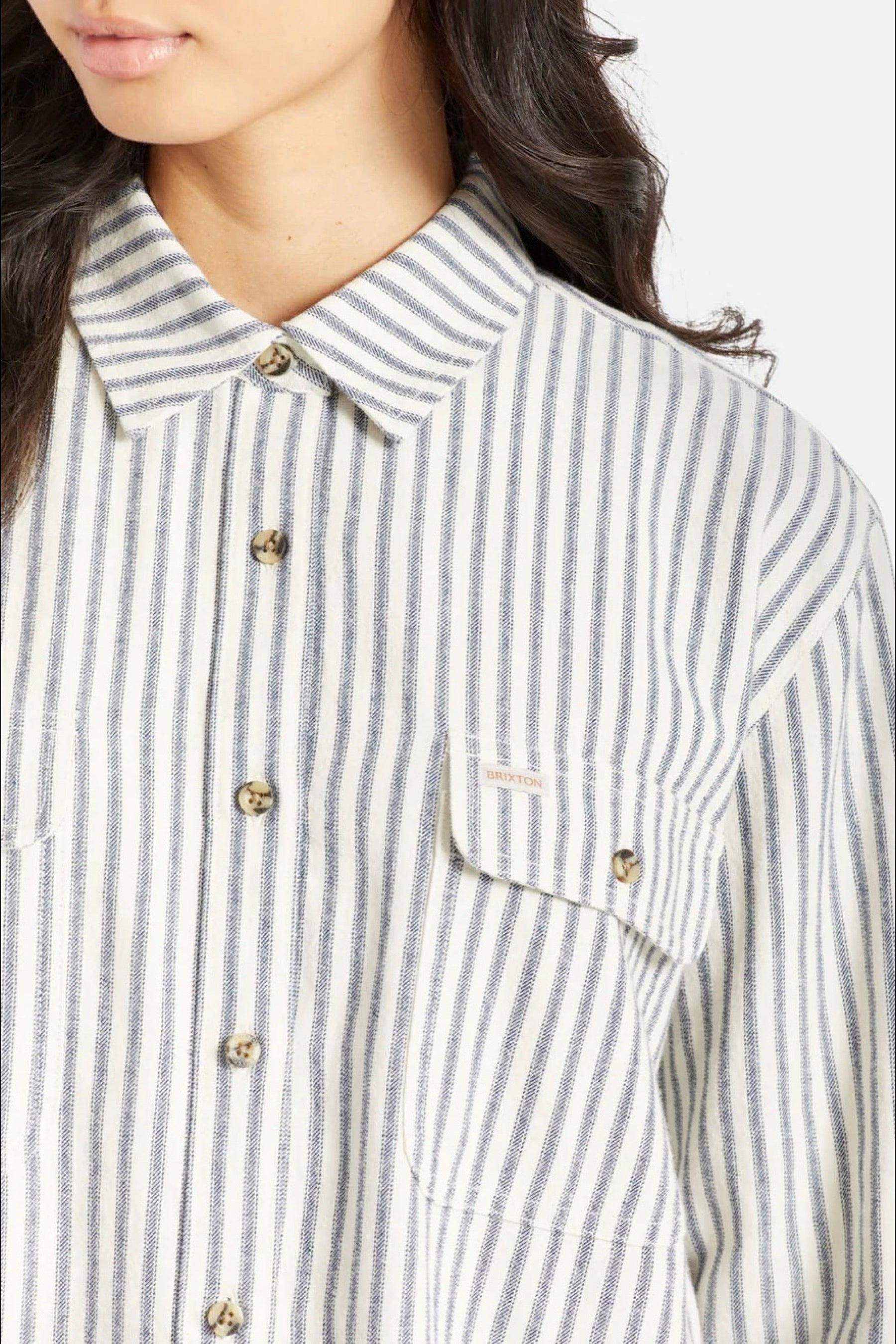 Dove Stripe Bowery Flannel